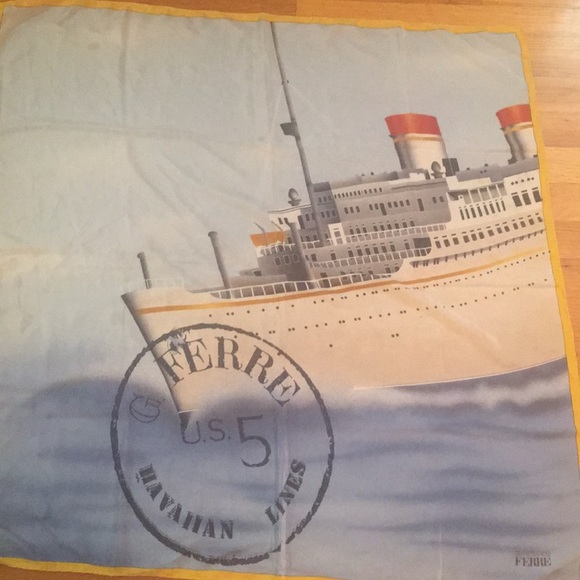 Silk scarf. - Picture 4 of 6